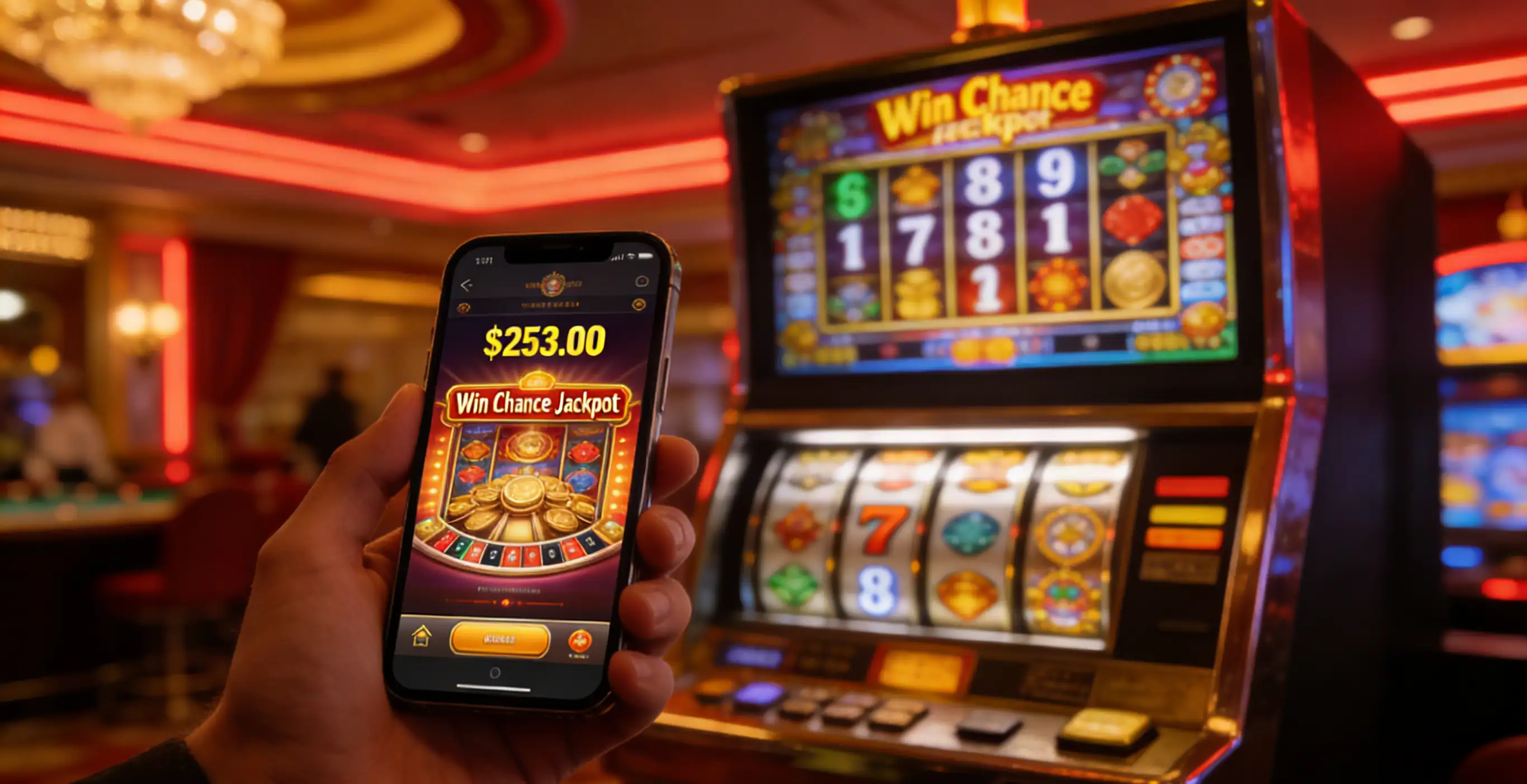 Slots Online Mobile App Interface